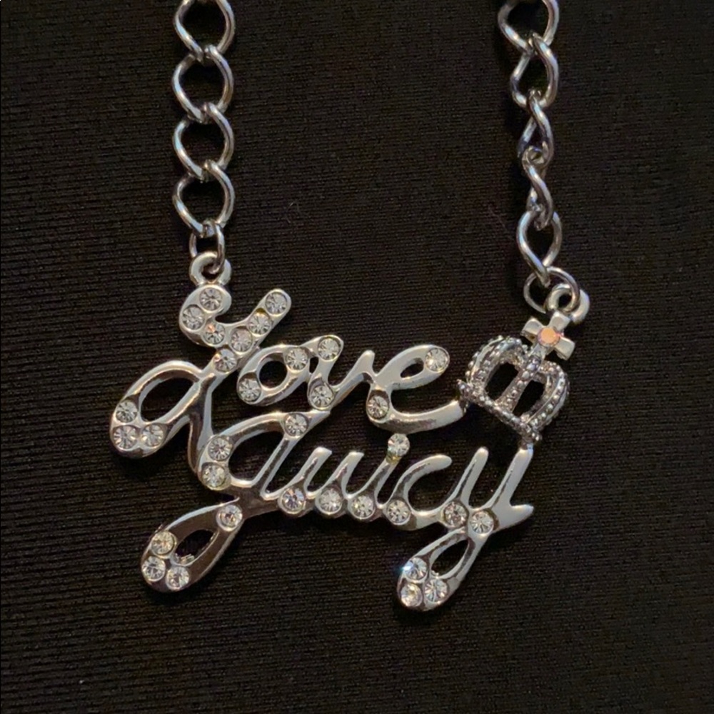 Juicy Couture Silver Love Juicy necklace